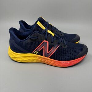 New Balance Navy with Yellow and Red Accents Sneakers